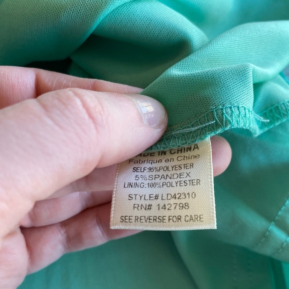 Loveriche NWT aqua marine blue size small cut out dress Nordstrom - Picture 2 of 16